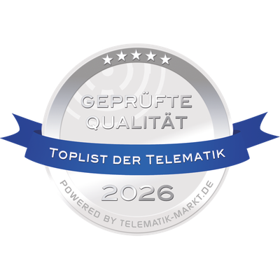TOPLIST der Telematik 2026 Qualitätssiegel